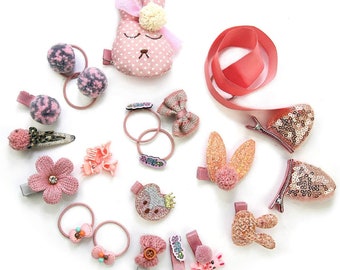 Gift Box Set Hair Clips Barrettes for Girls Hair Accessories UK Seller