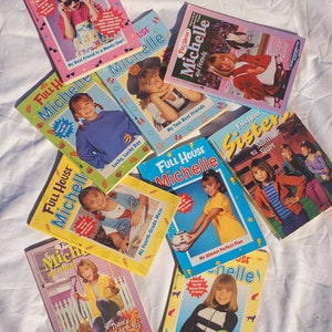 May include: A selection of vintage "Full House Michelle" books, with titles such as "My Best Friend Is a Movie Star!" and "Welcome to My Zoo." The covers showcase images of a young girl and vibrant text.