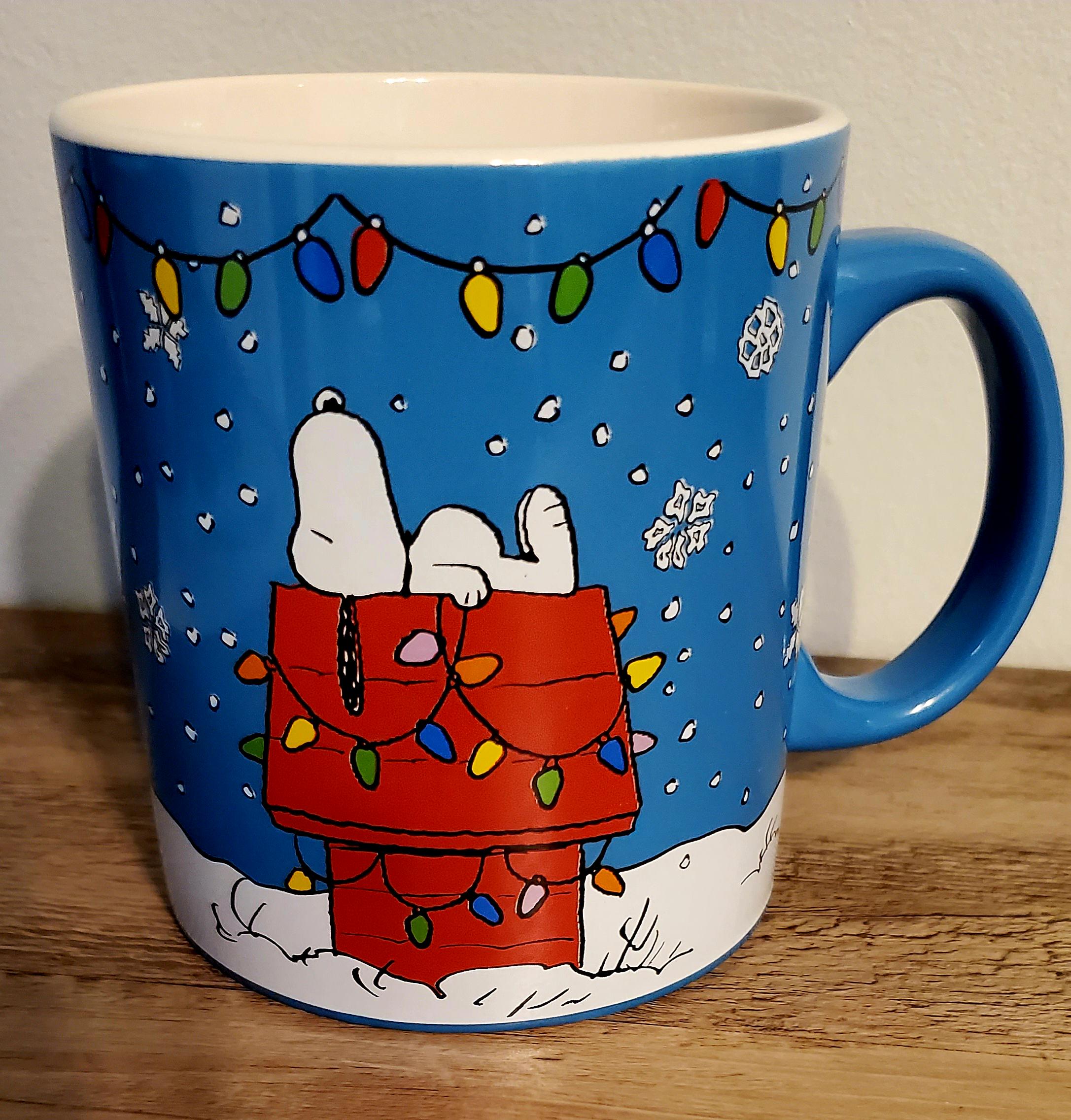 Peanuts SNOOPY Oversized Holiday Christmas Mug - Etsy