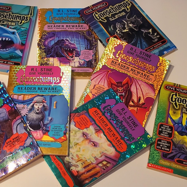 Give Yourself Goosebumps, Reader Beware...You Choose the Scare VINTAGE Books by R.L Stine YOU PICK which ones you want!