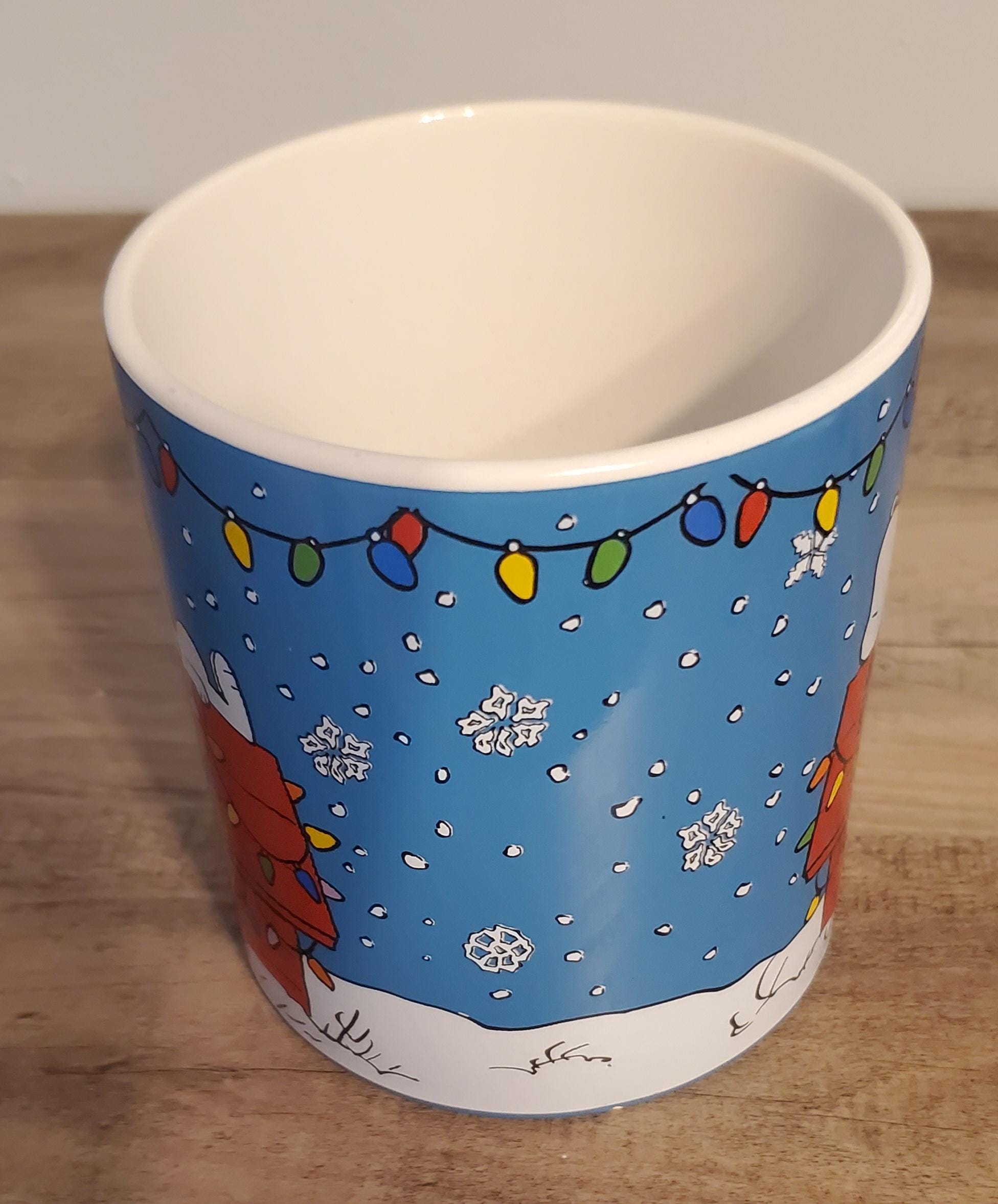 Peanuts SNOOPY Oversized Holiday Christmas Mug - Etsy