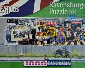 The Beatles Anthology Wall 1000 piece PANORAMA Puzzle Ravensburger *Brand New*