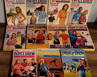 Vintage Nancy Drew Files Books from the 1980's-1990's by Carolyn Keene YOU CHOOSE which ones