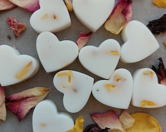 Jo Malone inspired wax melt hearts, Designer inspired dupe wax melts, Strong scented and long lasting, Vegan friendly, Handmade in Ireland
