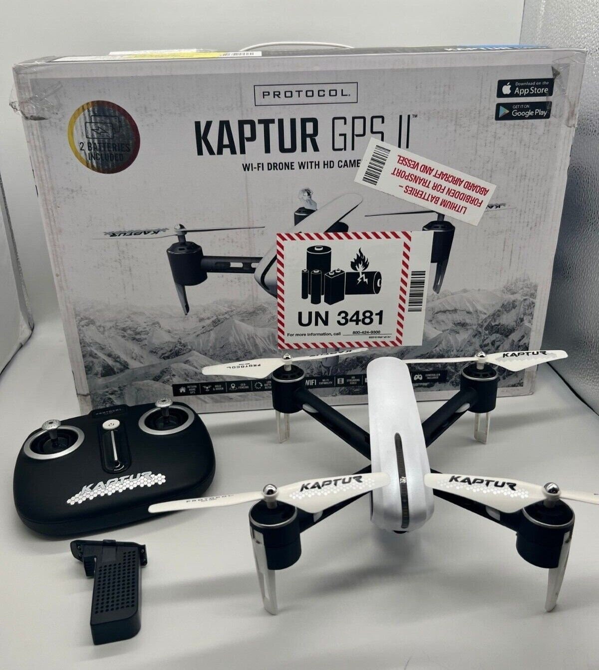 Used Protocol Kaptur GPS II Wi Fi Drone with HD Camera Etsy