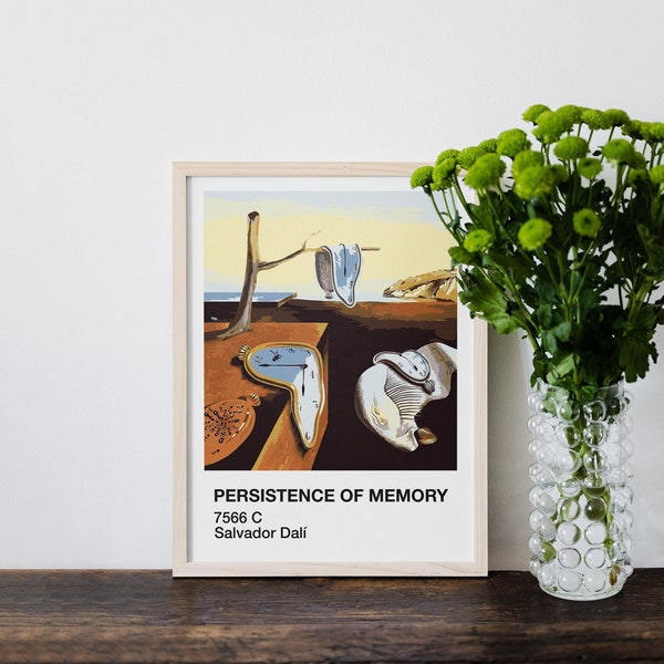 Dalí Persistence of Memory Print | Printable Wall Art | Digital Download