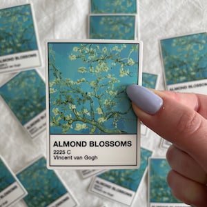 Van Gogh Almond Blossoms Planner/Laptop Sticker | Matte Vinyl Die-Cut Sticker