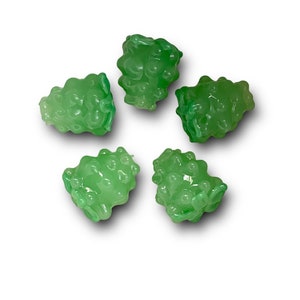 Qty 1 piece glass raspberry beads 12x14mm size