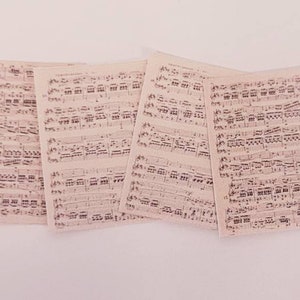 Miniature Music Sheet Dollhouse miniature music 1:12 scale