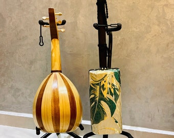 モロッコの楽器2点セット グンブリ＆リュートセット - 伝統的な