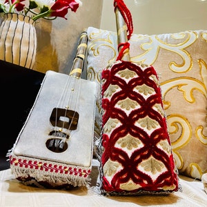 Moroccan Pro Gnawa instrument, Gnawa Music, Handmade Guembri with Extra Gut String, traditional Moroccan gnaoua, Guambri Sentir