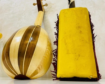 モロッコの楽器2点セット グンブリ＆リュートセット - 伝統的な