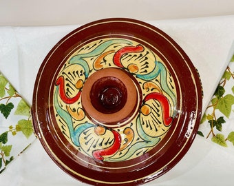 Handmade Moroccan Tagine, Ceramic Tajine Pot, Lead-Free, 11 inches