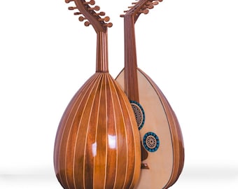 Groot oud luit-muziekinstrument met 11-snarige deuntjes, pro pick en zachte hoes, handgemaakte professionele oudh, uitstekende kwaliteit, cadeau voor muzikanten