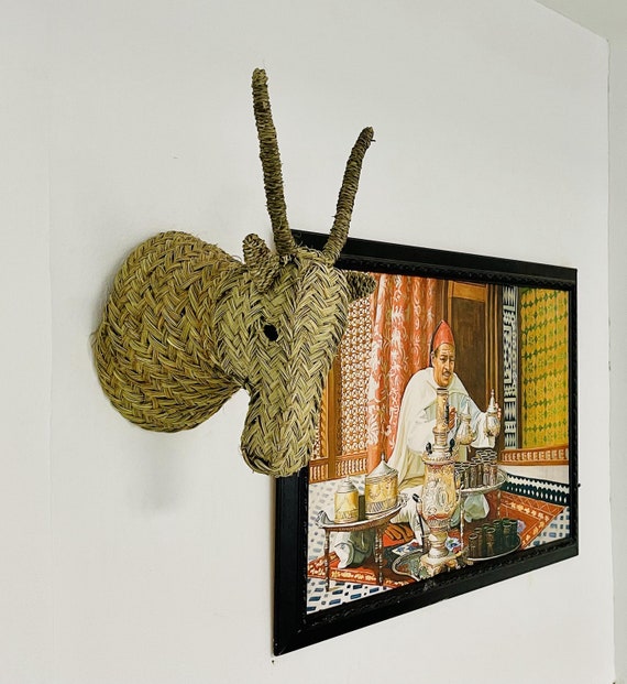 Abat jour marocain paille Tressée- Decoration Boheme | Libitii Shop