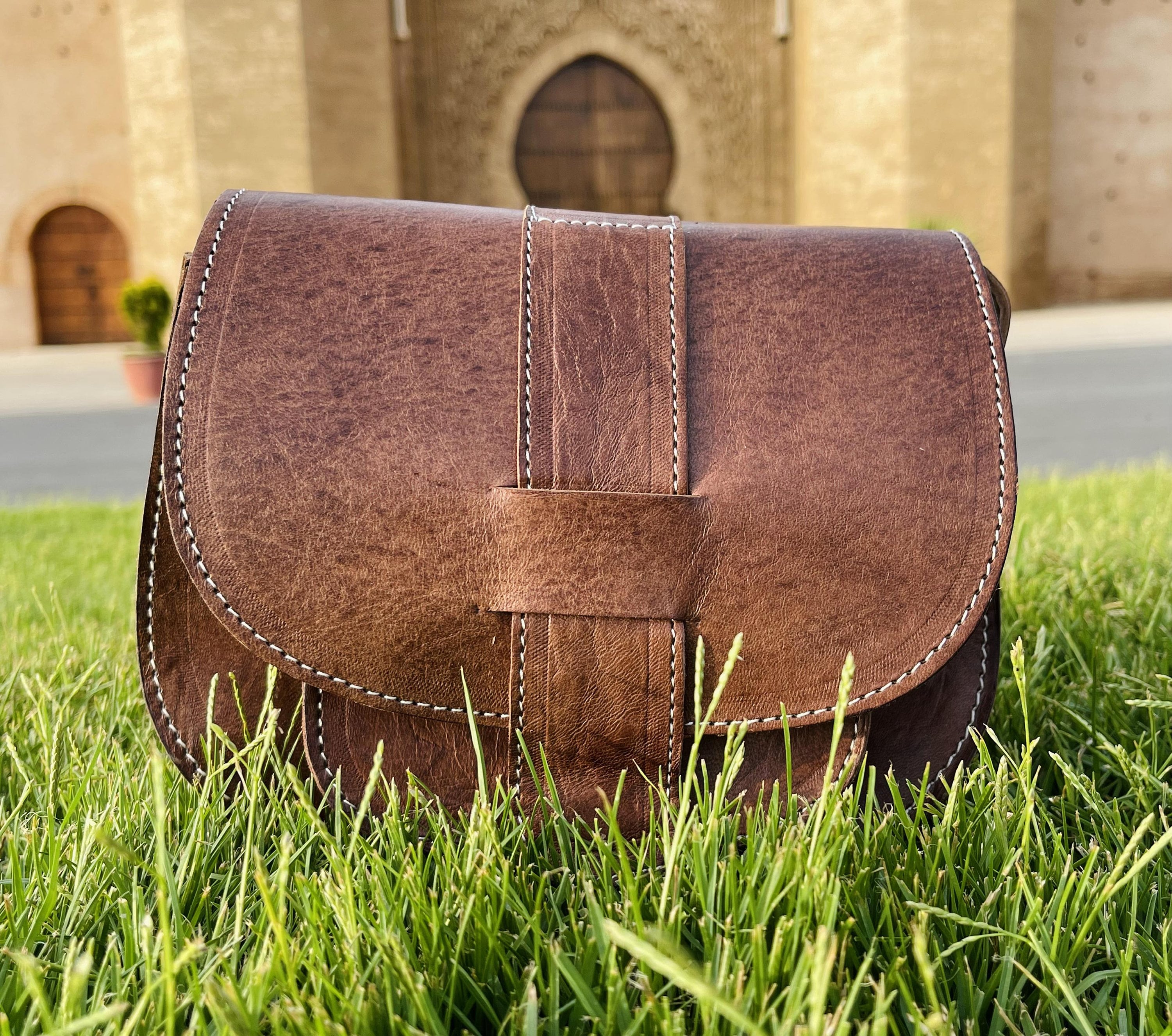 モロッコレザーバッグ、本革クロスボディバッグ、モロッコショルダー