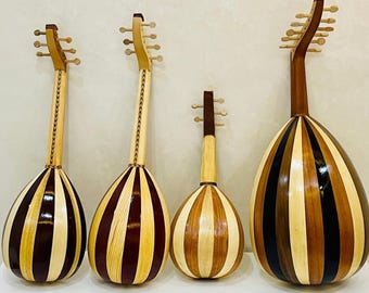 リュート音楽ウード楽器、「5/6/7/11」弦チューン、手作りアラビア