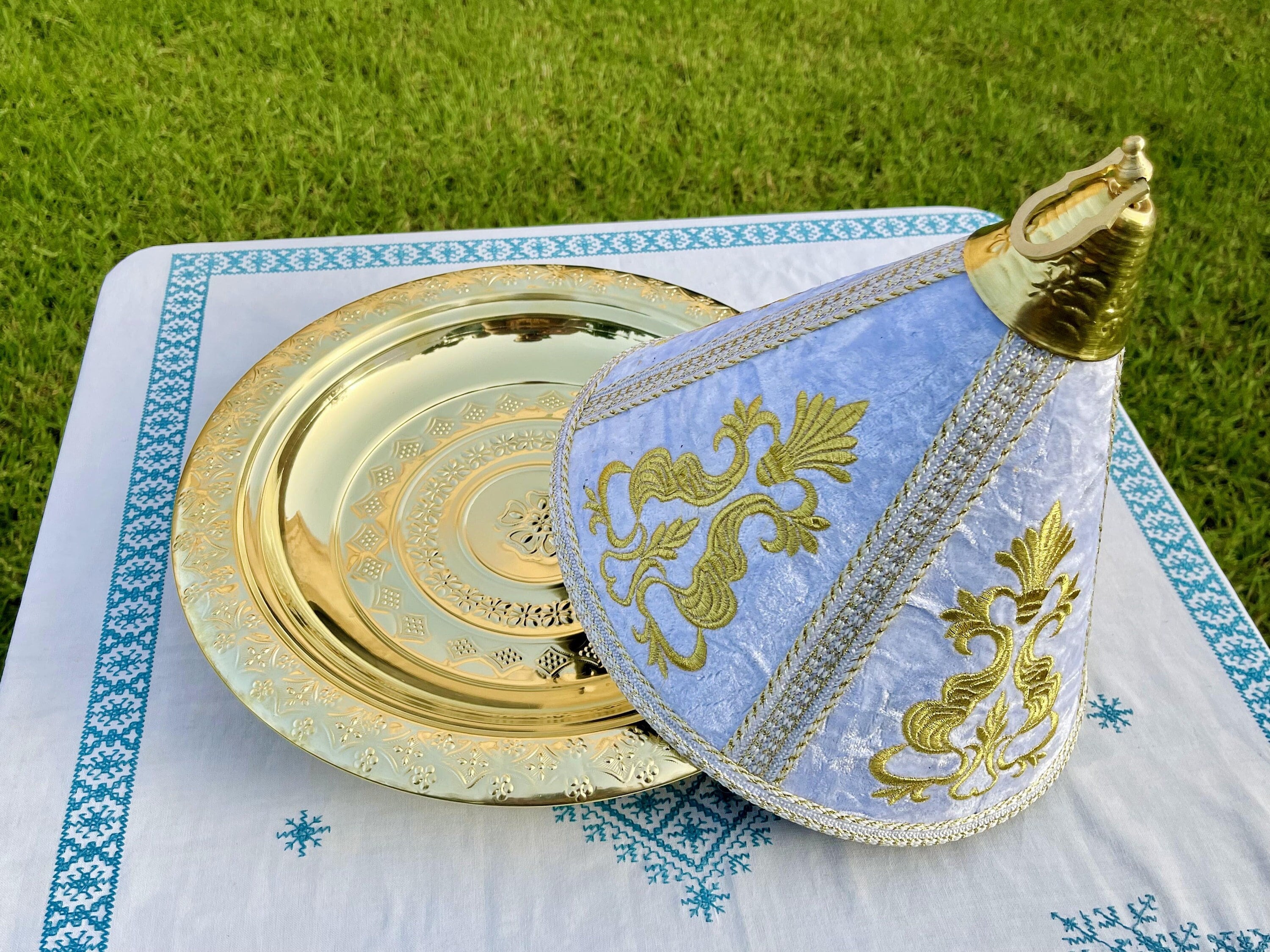Plateau Marocain en cuivre - Décoration