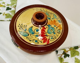 Tagine Pot for Cooking, Handmade and Hand-Painted Clay Tagine, Moroccan Tajine Casserole with Lid, Ceramic tajine, LEAD FREE, Kitchenware