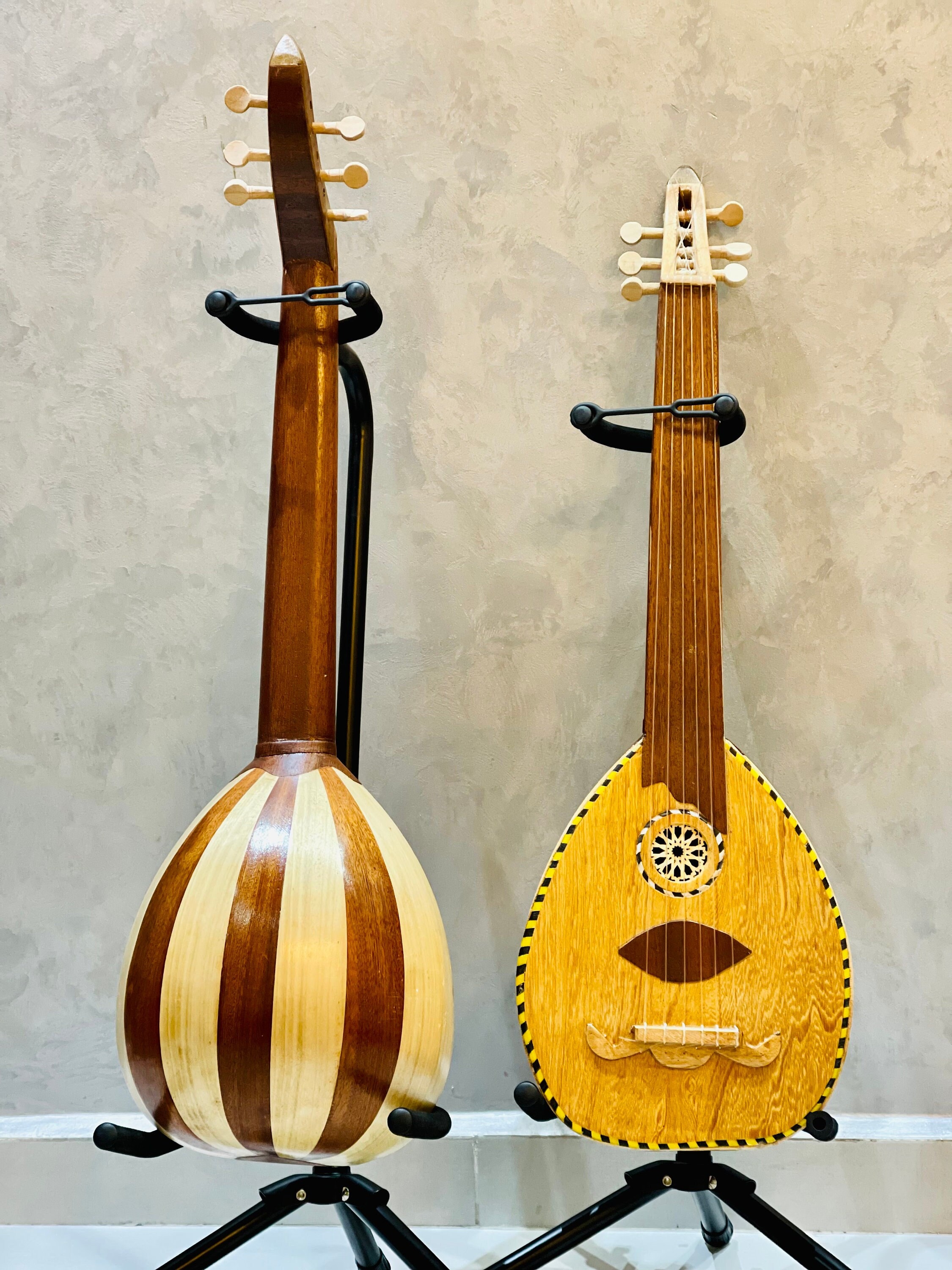 Lute Stringed Instruments Lute Oud Music Instrument With 6-strings Tunes, Handmade Professional ...
