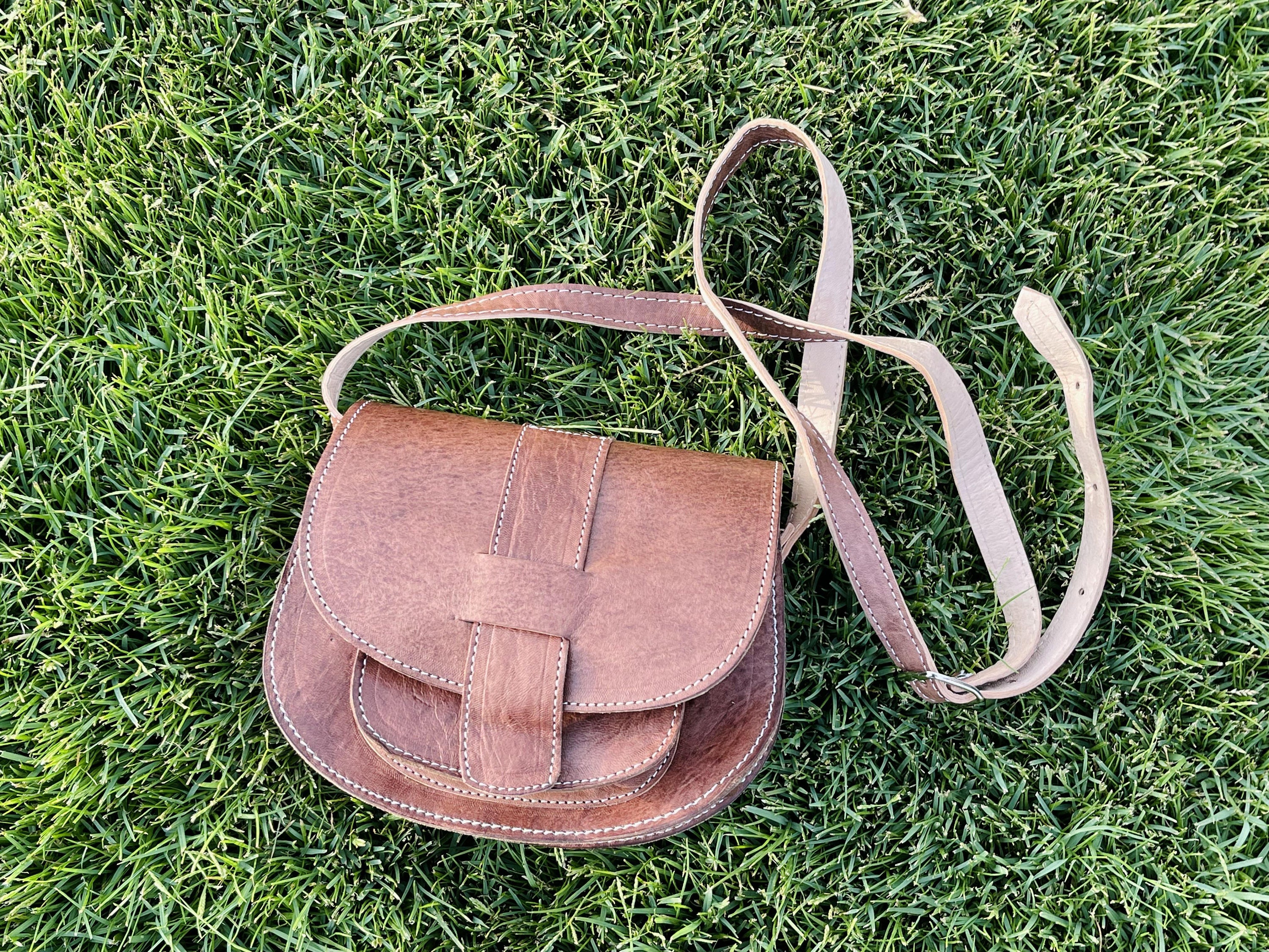 モロッコレザーバッグ、本革クロスボディバッグ、モロッコショルダー