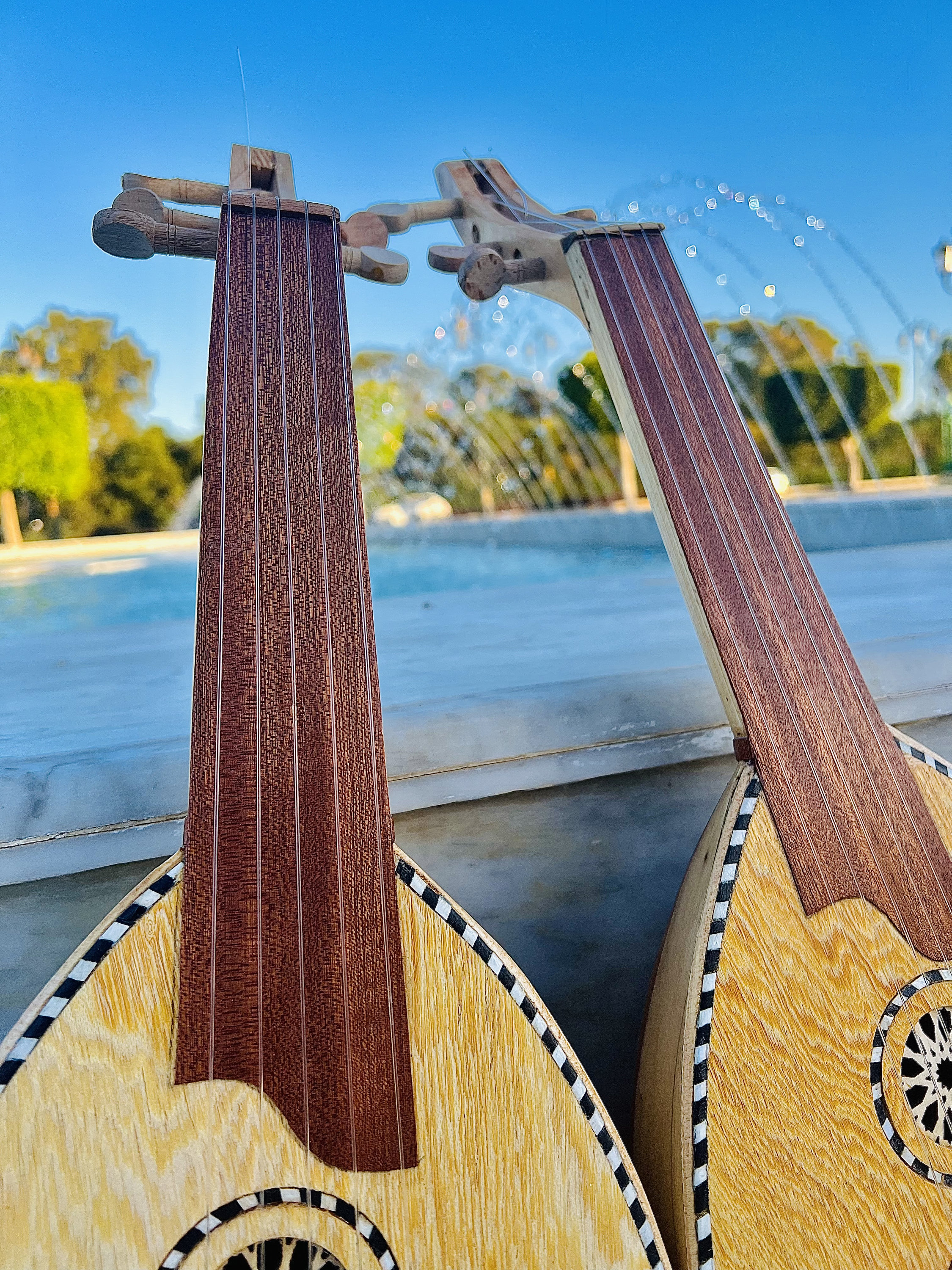 セタール　弦楽器　アジア　民族　リュート系 Amazon.co.jp: Sala Muzik Greek Louta リュート弦楽器 ギリシャ楽器