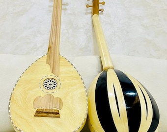 モロッコの楽器2点セット グンブリ＆リュートセット - 伝統的な