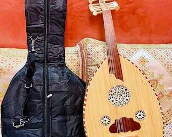 Grote luit oud-muziekinstrument, handgemaakte luittas, 11 snaren deuntjes handgemaakte Arabische oud-muziek Oosterse houten muziekinstrument handgemaakt