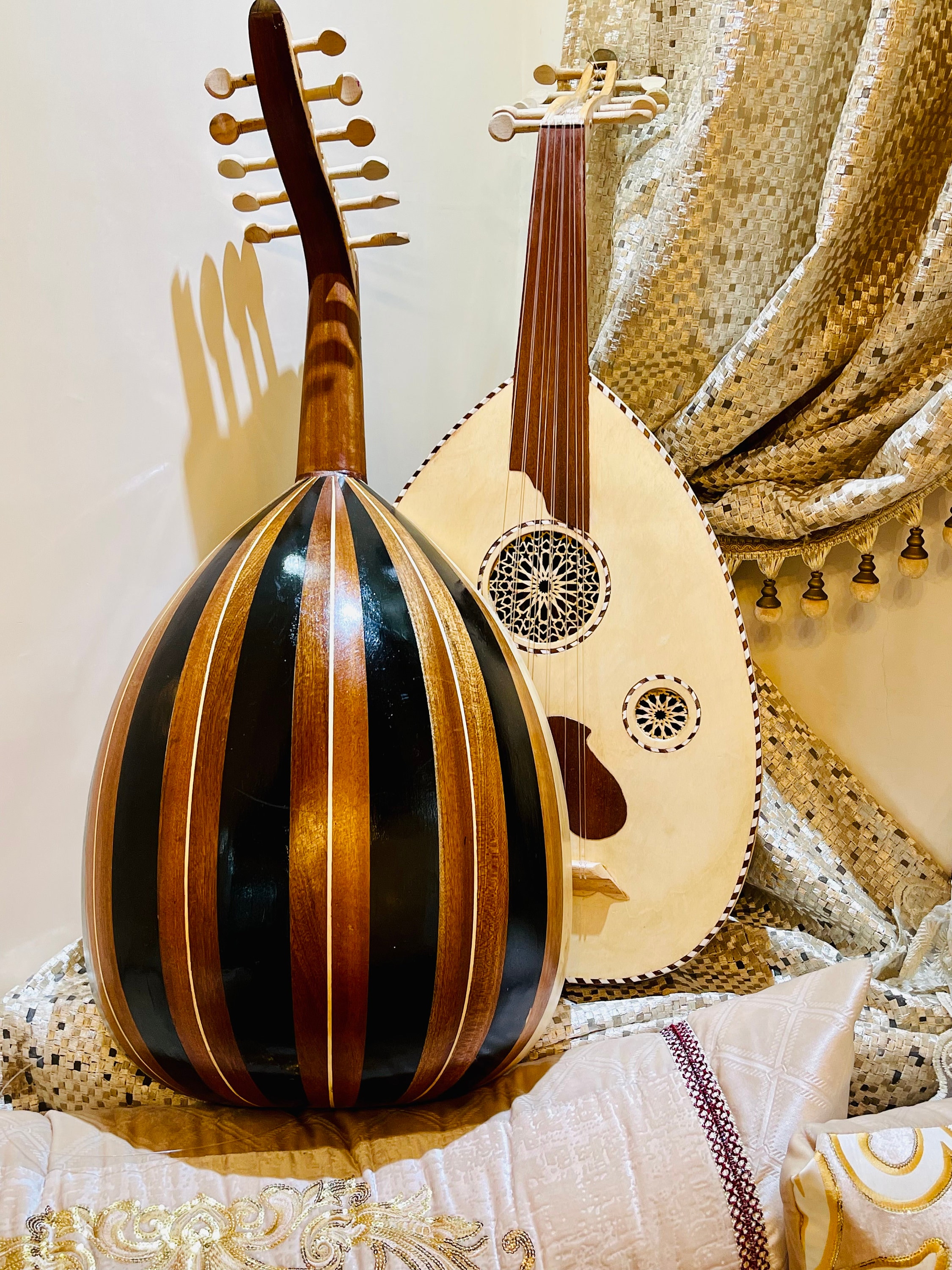 大型ウードリュート楽器、11弦チューン、手作りプロ仕様ウード楽器
