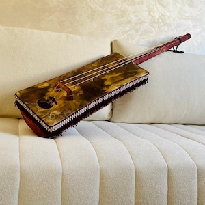Large Instrument Professional Moroccan gnaoua Music, Handmade Guembri Hejhouj Sentir, Soulful Guembri Gnaoua Bass, Traditional Guembri Sound