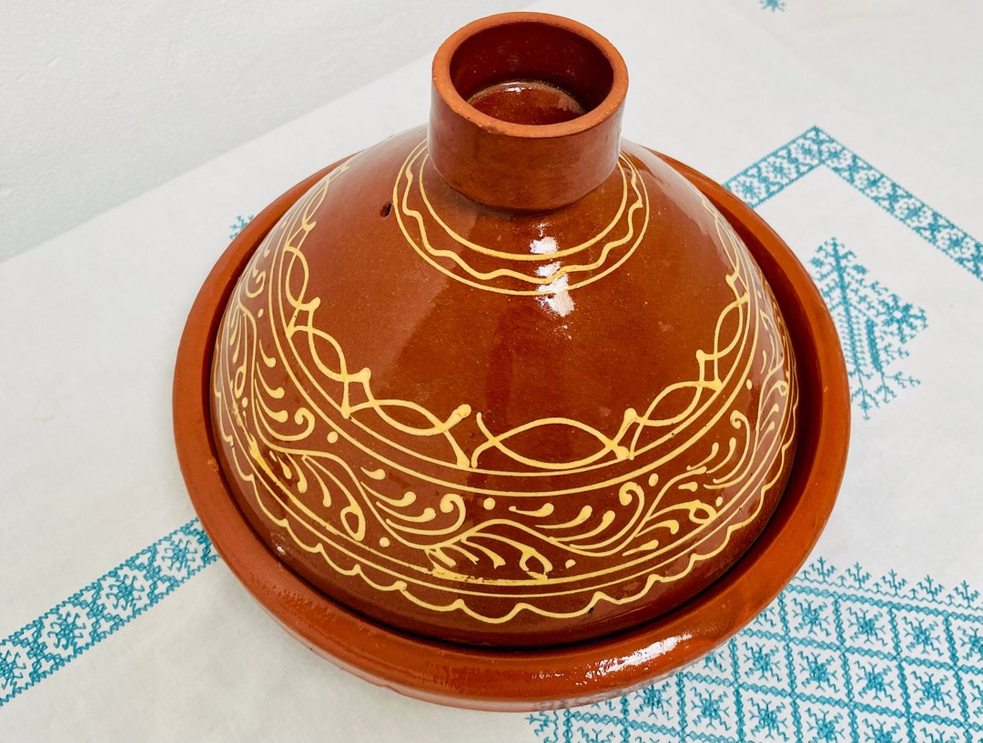 Handmade and Handpainted Tagine Stove Cooking Oven Cooking Etsy