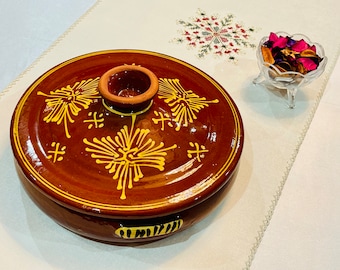 Large Tagine For Cooking, 100% Handmade Ceramic Tajine For Your Kitchen, Large Cooking Pot, Clay Cookware, Pottery Tagine, Kitchen Utensils