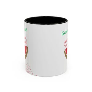 Colorful Granny Love Mug - Cute Watermelon Design for Gifts, Kitchen Decor, Birthdays, Grandparents, Summer