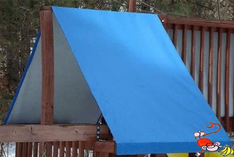 Custom Size Canopy/tarp for Playset, BLUE, up to 16FT LG Outdoor Playset/swingset Etsy