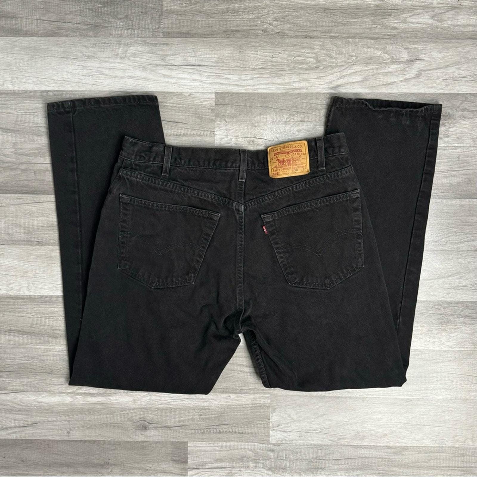 90s Levi's 505 black denim pantsリーバイスUSA 90s Levi's 505 BLACK DENIM PANTS MADE IN USA 🇺🇸