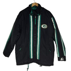 Vintage 1990s Green Bay Packers NFL Starter Pro Line Quarter Zip