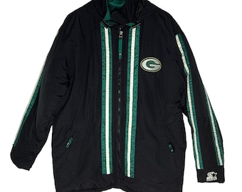 Vintage 1990s Green Bay Packers NFL Starter Pro Line Quarter Zip
