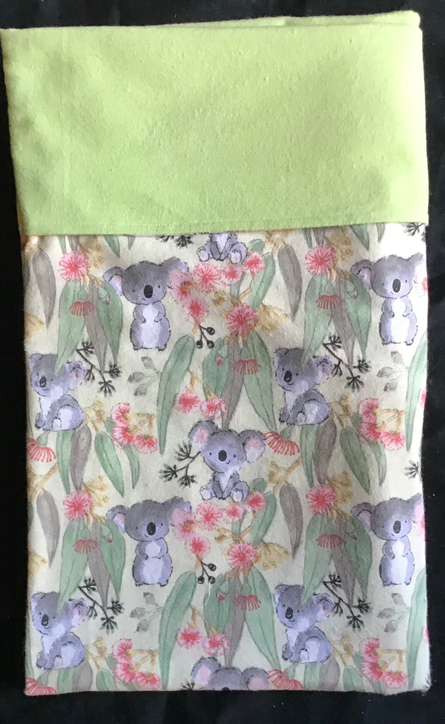 Baby Blanket/Bunny Rug Koalas Green Etsy