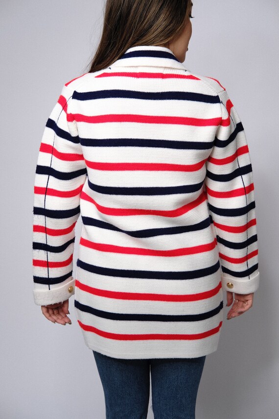 60’s ‘Lilly of California’ red and blue striped w… - image 8