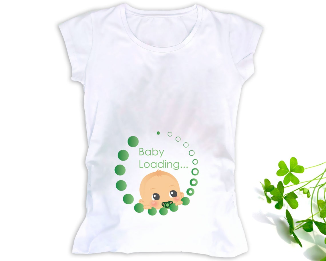 Baby loading Tshirt Gender neutral Tshirt Gift for pregnancy Etsy