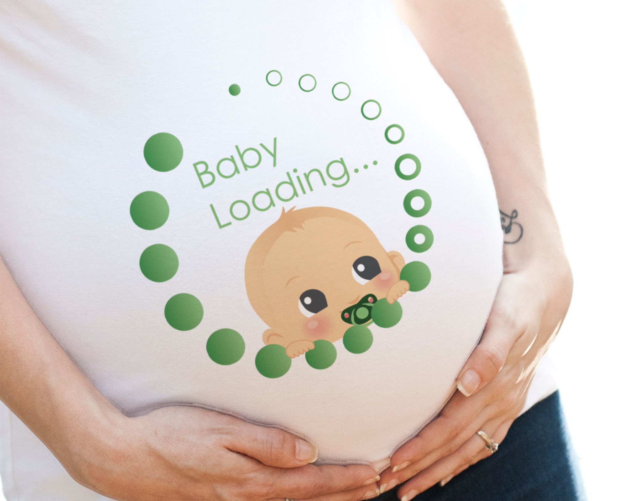 Baby loading Tshirt Gender neutral Tshirt Gift for pregnancy Etsy