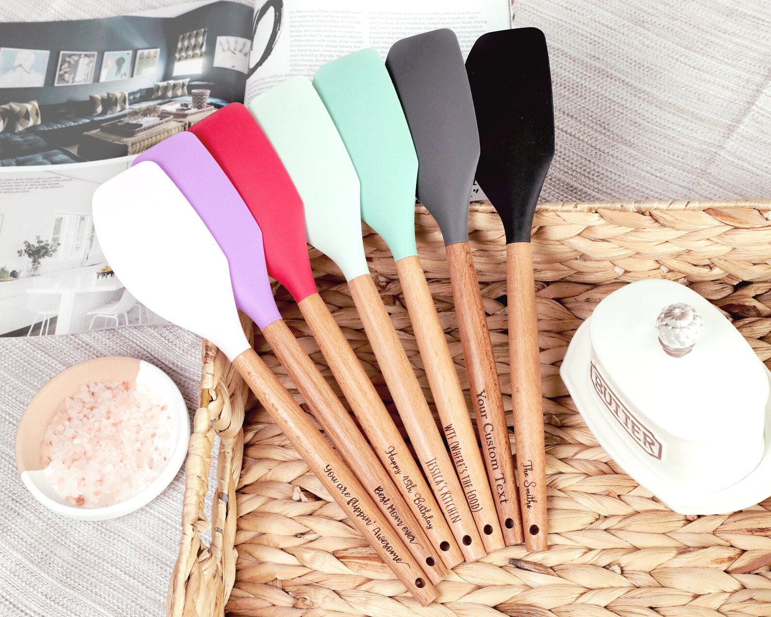 Personalized Spatula Housewarming Gift Baking Gift Etsy