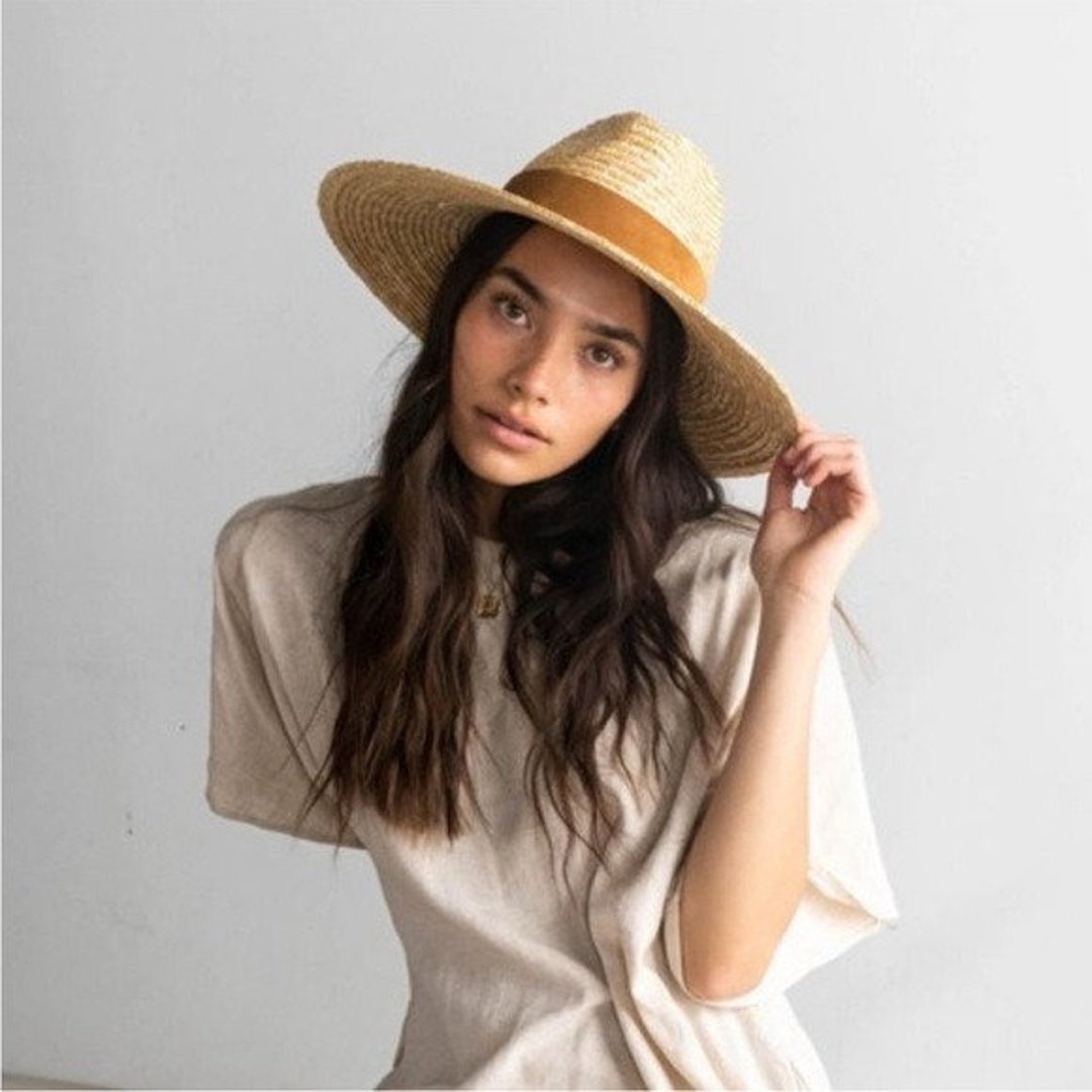 Gigi Pip Isla Straw Fedora Hat NWT Etsy