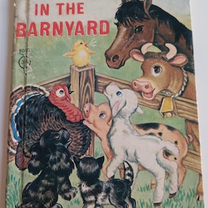 vintage book, children&#39;s book, vintage children&#39;s book, 1950s children&#39;s book, picture book