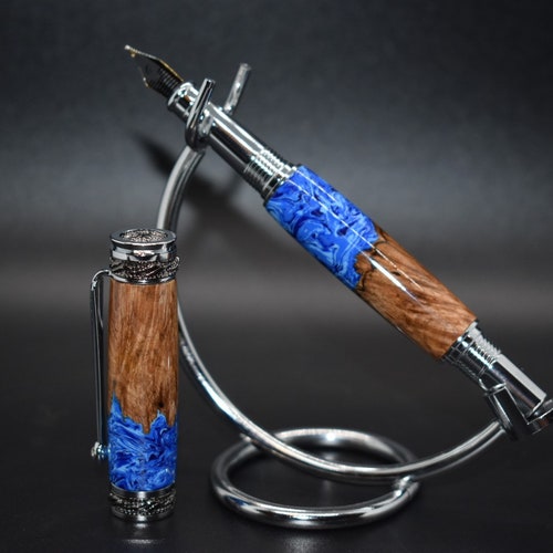 Handmade Fountain Pen | Majestic | shops Handcrafted | Medium Nib | Retirement | Promotion Gift | Father’s Day Gift