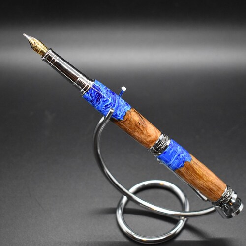 Handmade Fountain Pen | Majestic | shops Handcrafted | Medium Nib | Retirement | Promotion Gift | Father’s Day Gift