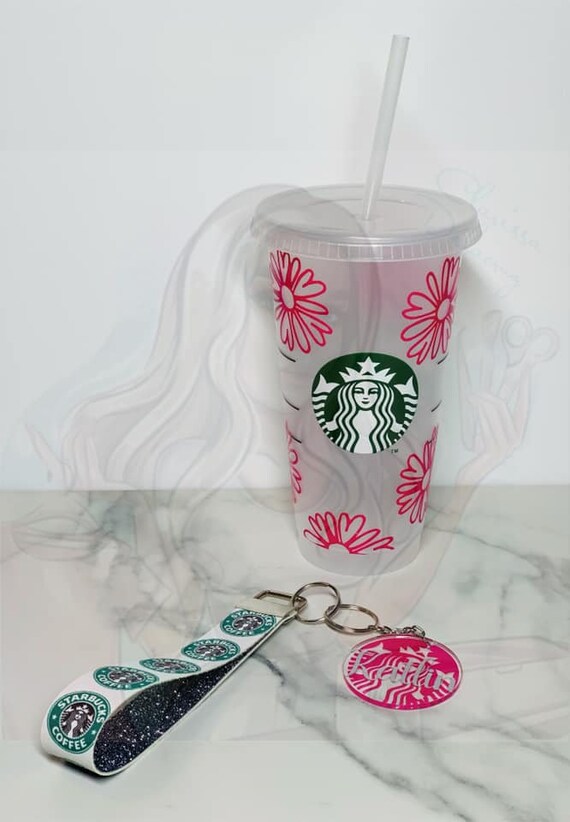 starbucks clear mug with heart handle