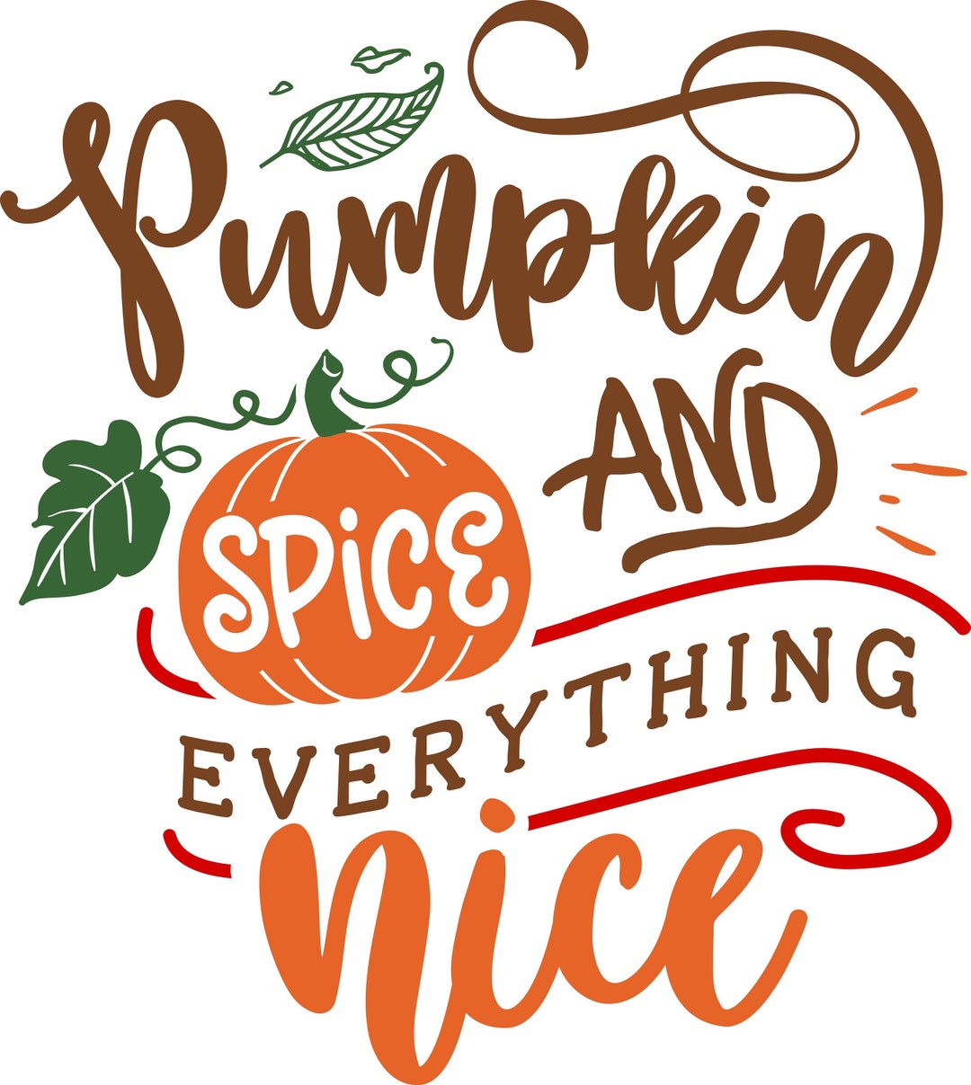 Pumpkin Spice and Everything Nice SVG - Fall Season SVG - Etsy