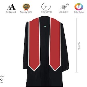 Blank Graduation Stole