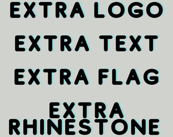 Extra text or logo for stole